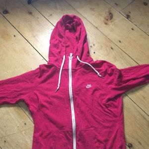 Pink Nike zip up